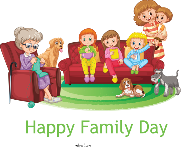Free People Cartoon Sharing Family Pictures For Family Clipart Transparent Background
