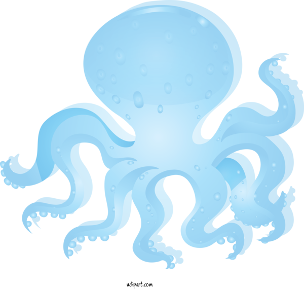 Free Animals Octopus Blue Aqua For Octopus Clipart Transparent Background