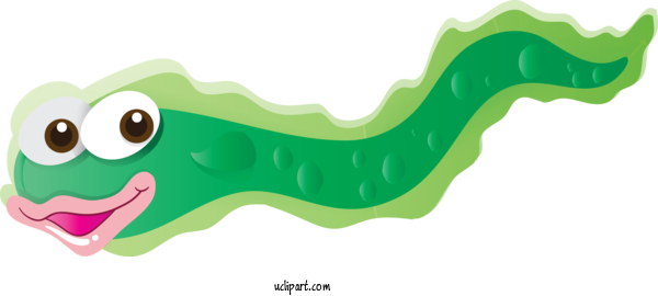 Free Animals Green Cartoon Caterpillar For Fish Clipart Transparent Background