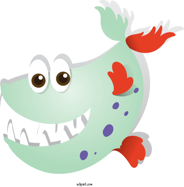 Free Animals Cartoon For Fish Clipart Transparent Background