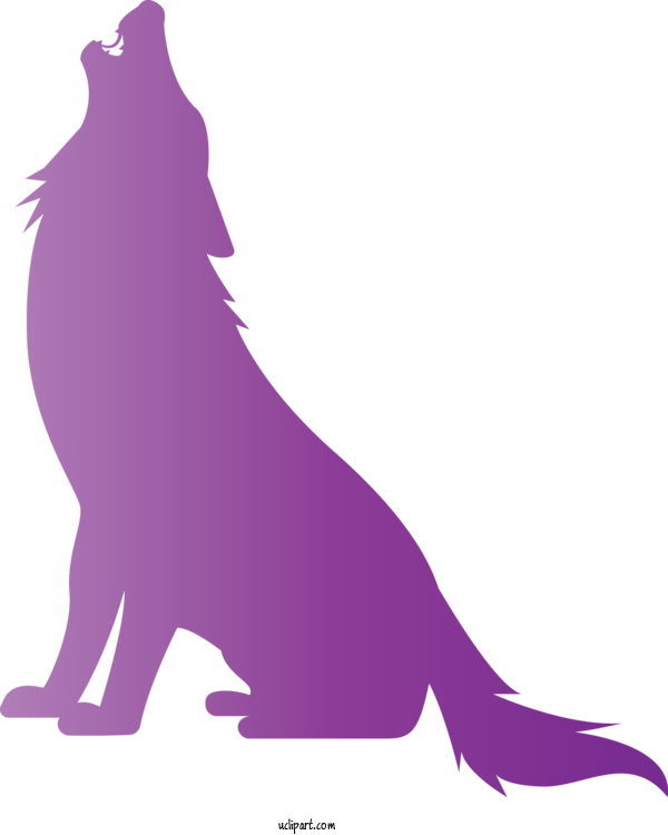 Free Animals California Sea Lion Violet Silhouette For Wolf Clipart Transparent Background