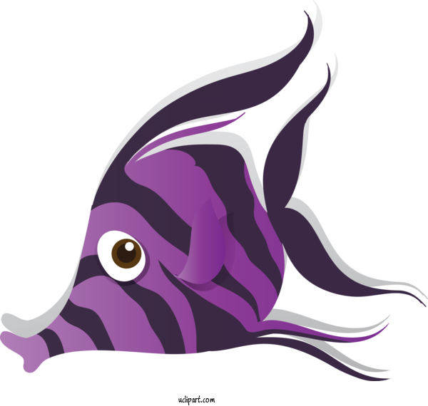 Free Animals Violet Purple Dolphin For Fish Clipart Transparent Background