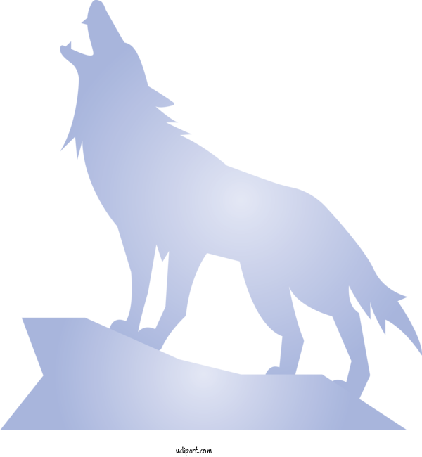 Free Animals Silhouette Wildlife For Wolf Clipart Transparent Background