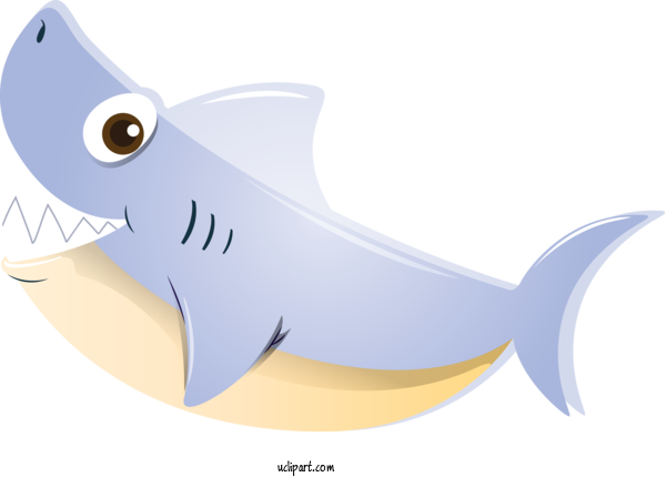 Free Animals Cartoon Fish Fish For Shark Clipart Transparent Background