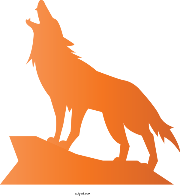 Free Animals Red Fox Tail Wildlife For Wolf Clipart Transparent Background