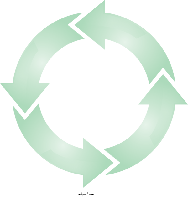 Free Arrow Green Logo Circle For Circle Arrow Clipart Transparent Background