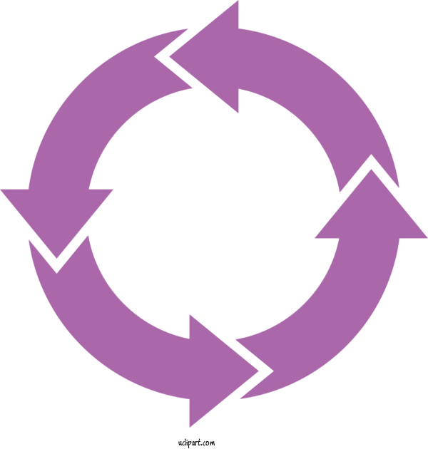 Free Arrow Violet Purple Logo For Circle Arrow Clipart Transparent Background