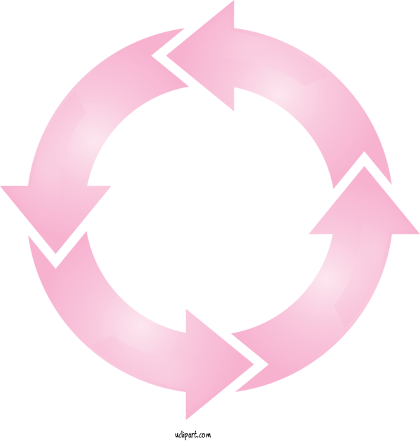 Free Arrow Pink Circle Logo For Circle Arrow Clipart Transparent Background