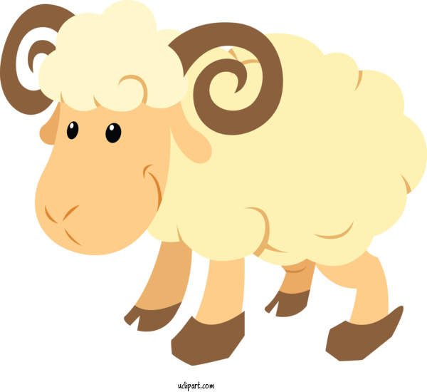Free Animals Cartoon Snout Animal Figure For Sheep Clipart Transparent Background