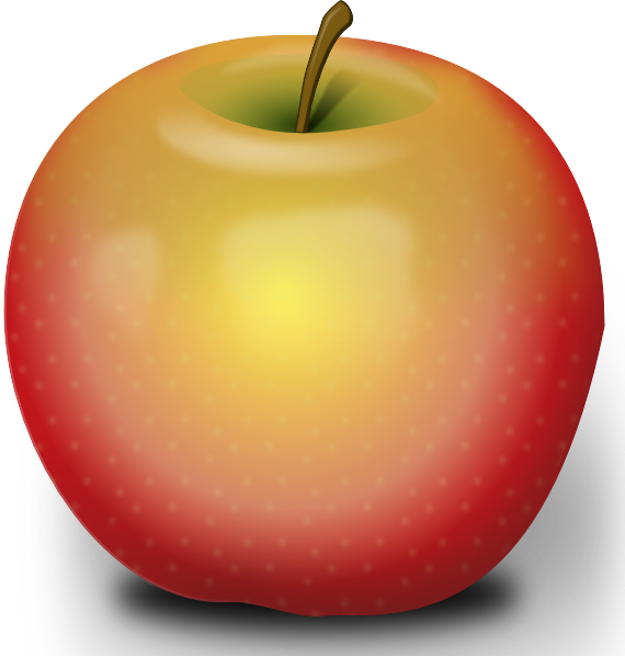 Free Fruit Natural Foods Fruit Apple Clipart Clipart Transparent Background