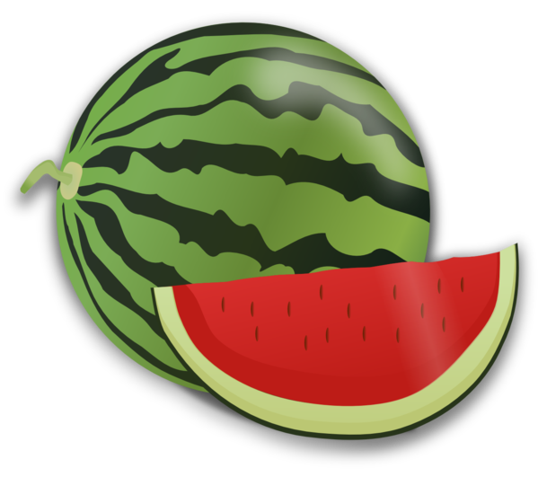 Free Fruit Watermelon Melon Fruit Clipart Clipart Transparent Background