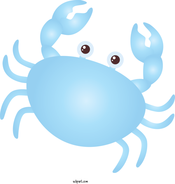 Free Animals Crab Decapoda Seafood For Crab Clipart Transparent Background