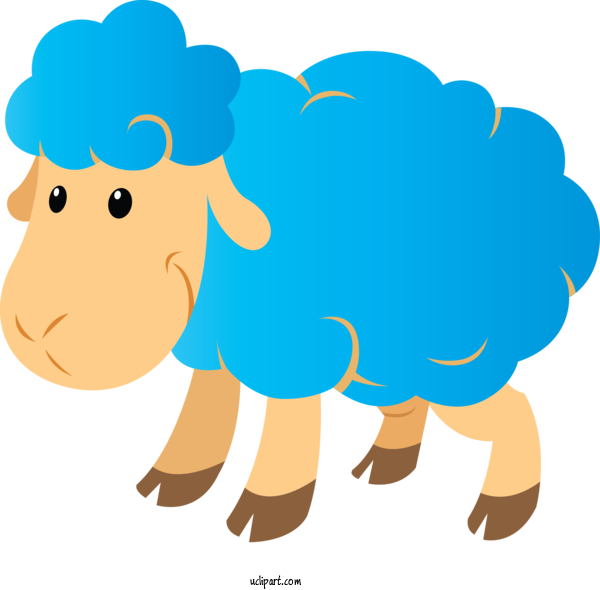 Free Animals Cartoon For Sheep Clipart Transparent Background