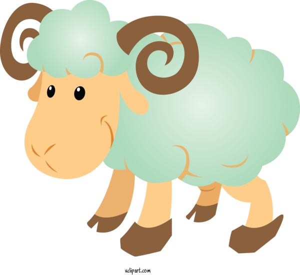 Free Animals Cartoon Working Animal Animal Figure For Sheep Clipart Transparent Background