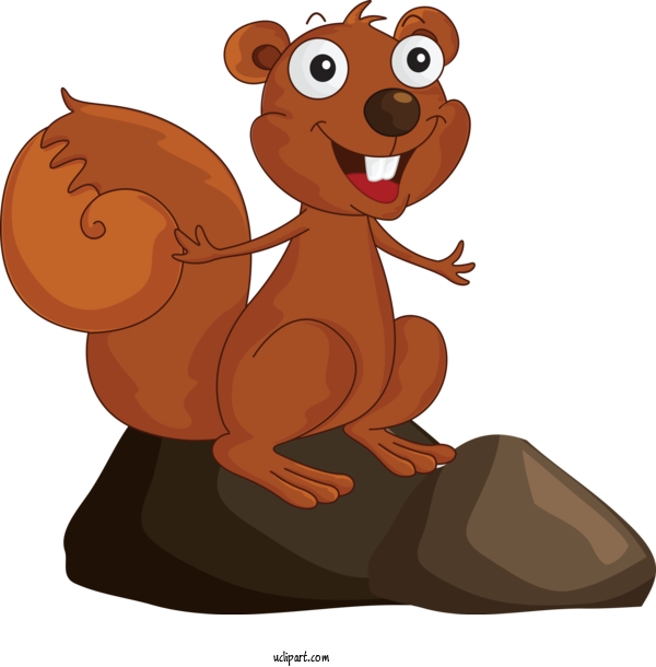 Free Animals Cartoon Squirrel Animation For Squirrel Clipart Transparent Background