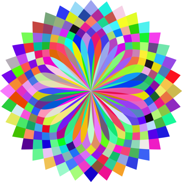 Free Lotus Flower Circle Line Symmetry Clipart Clipart Transparent Background