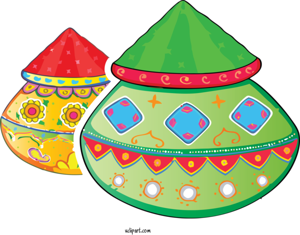 Free Holidays Party Hat For Holi Clipart Transparent Background