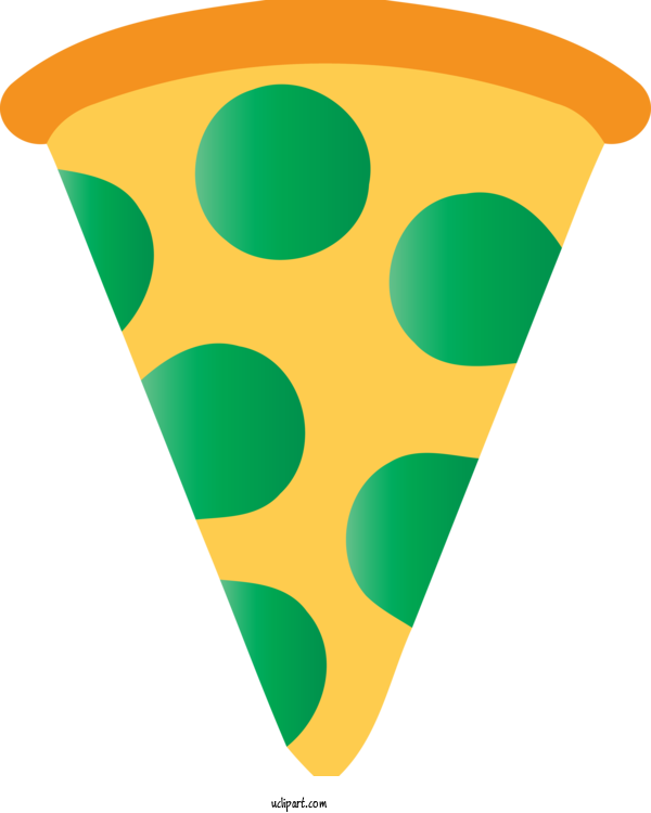 Free Food Yellow For Pizza Clipart Transparent Background