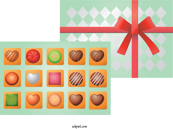 Free Holidays Praline Rectangle Confectionery For Valentines Day Clipart Transparent Background
