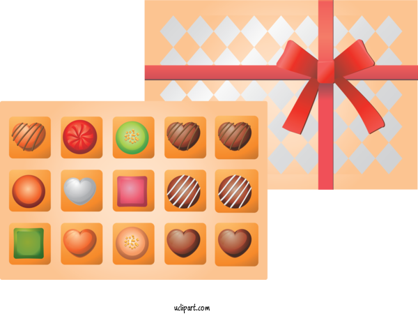 Free Holidays Confectionery Food Praline For Valentines Day Clipart Transparent Background