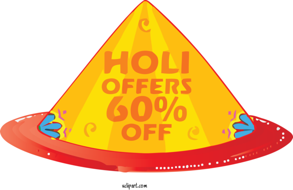 Free Holidays Cone Party Hat Witch Hat For Holi Clipart Transparent Background