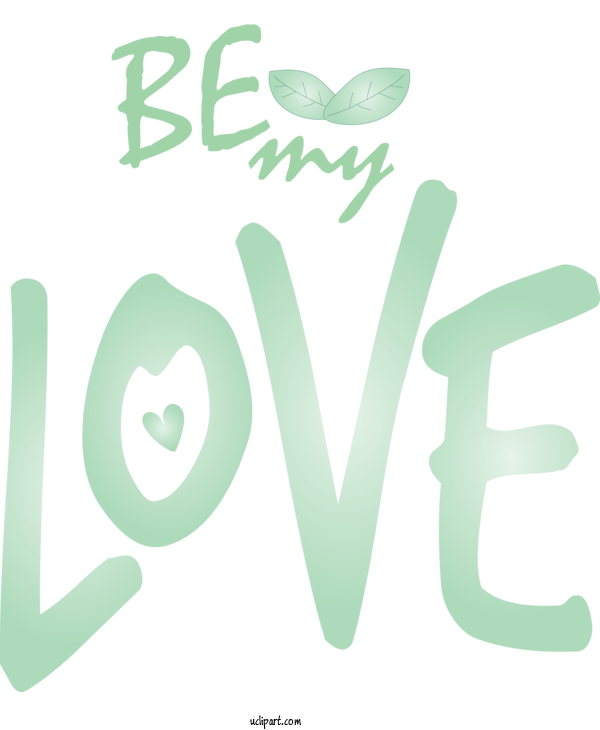 Free Holidays Font Text Green For Valentines Day Clipart Transparent Background