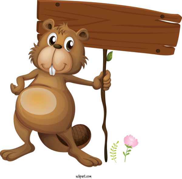 Free Holidays Cartoon Animal Figure Toy For Groundhog Day Clipart Transparent Background