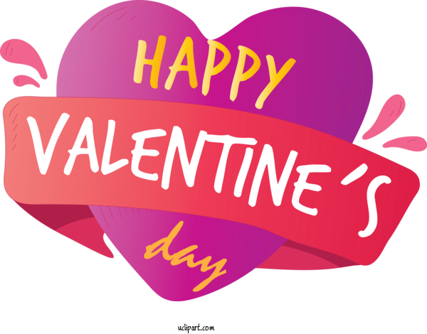 Free Holidays Text Heart Love For Valentines Day Clipart Transparent Background