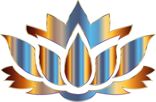 Free Lotus Flower Symmetry Logo Clipart Clipart Transparent Background