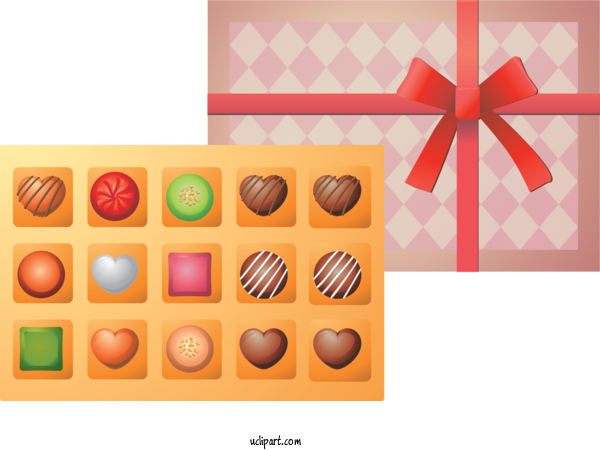 Free Holidays Giri Choco Honmei Choco Confectionery For Valentines Day Clipart Transparent Background