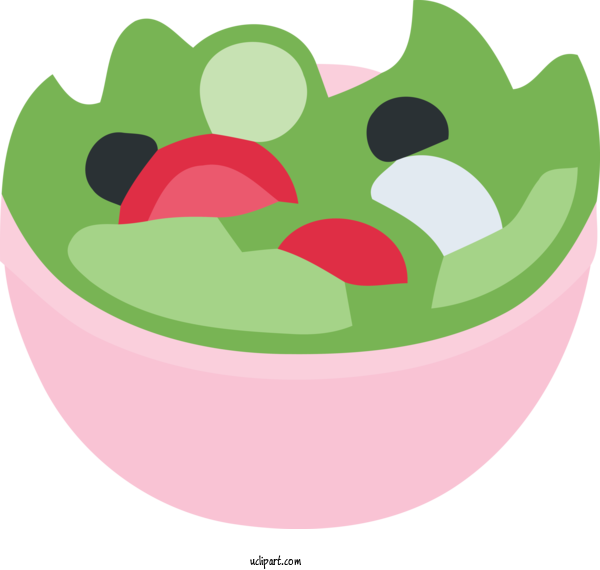 Free Food Green Bowl Dish For Salad Clipart Transparent Background