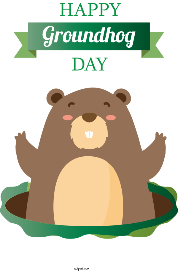 Free Holidays Groundhog Groundhog Day Beaver For Groundhog Day Clipart Transparent Background