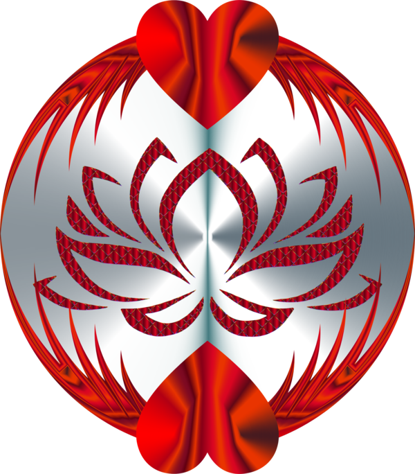 Free Lotus Flower Symbol Circle Symmetry Clipart Clipart Transparent Background