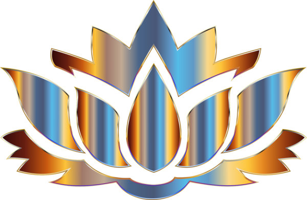 Free Lotus Flower Symmetry Line Logo Clipart Clipart Transparent Background