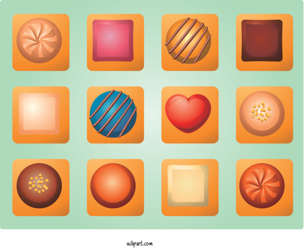 Free Holidays Orange Line Icon For Valentines Day Clipart Transparent Background