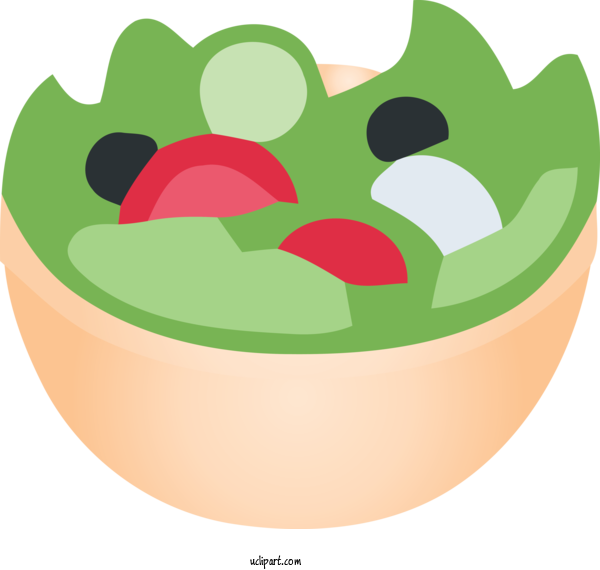 Free Food Green Side Dish Bowl For Salad Clipart Transparent Background