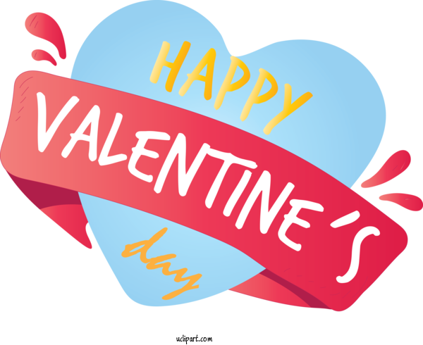Free Holidays Text Logo Line For Valentines Day Clipart Transparent Background