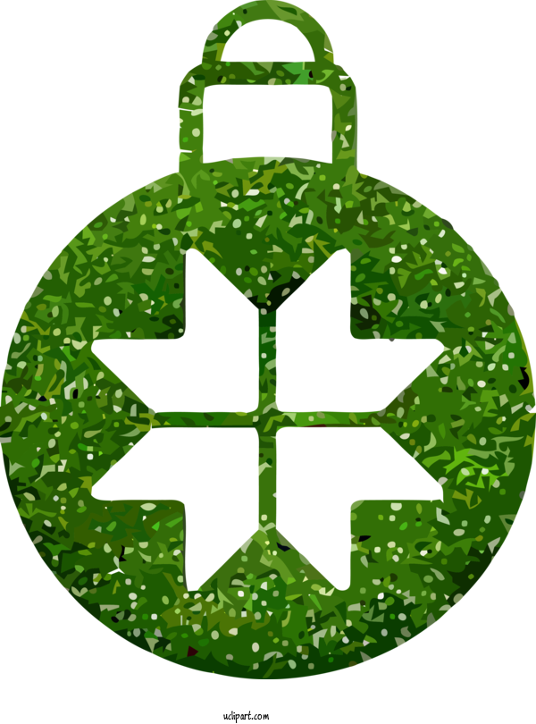 Free Holidays Green Symbol Leaf For Christmas Clipart Transparent Background
