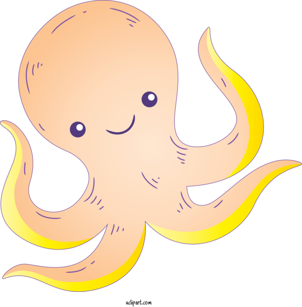 Free Animals Octopus Giant Pacific Octopus Cartoon For Octopus Clipart Transparent Background