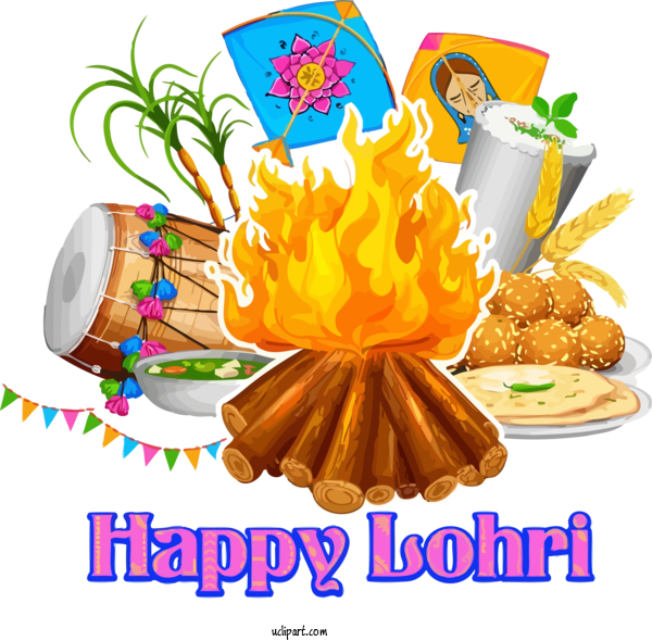 Free Holidays Junk Food Event Cuisine For Lohri Clipart Transparent Background