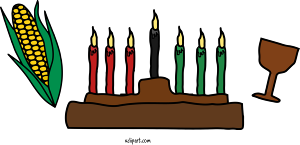 Free Holidays Candle Birthday Finger For Kwanzaa Clipart Transparent Background