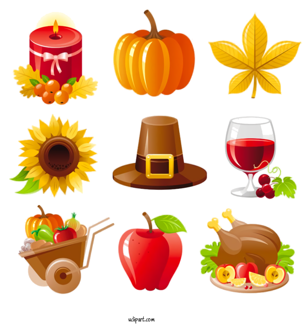 Free Holidays Fruit Plant Food Group For Thanksgiving Clipart Transparent Background
