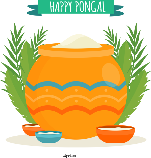 Free Holidays Yellow Plant Fruit For Pongal Clipart Transparent Background