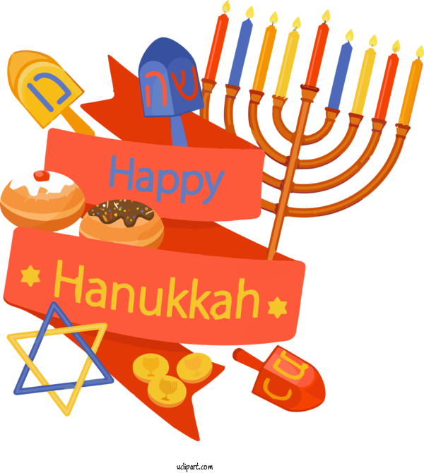 Free Holidays Hanukkah Event Celebrating For Hanukkah Clipart Transparent Background