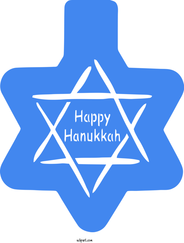 Free Holidays Blue Logo Electric Blue For Hanukkah Clipart Transparent Background
