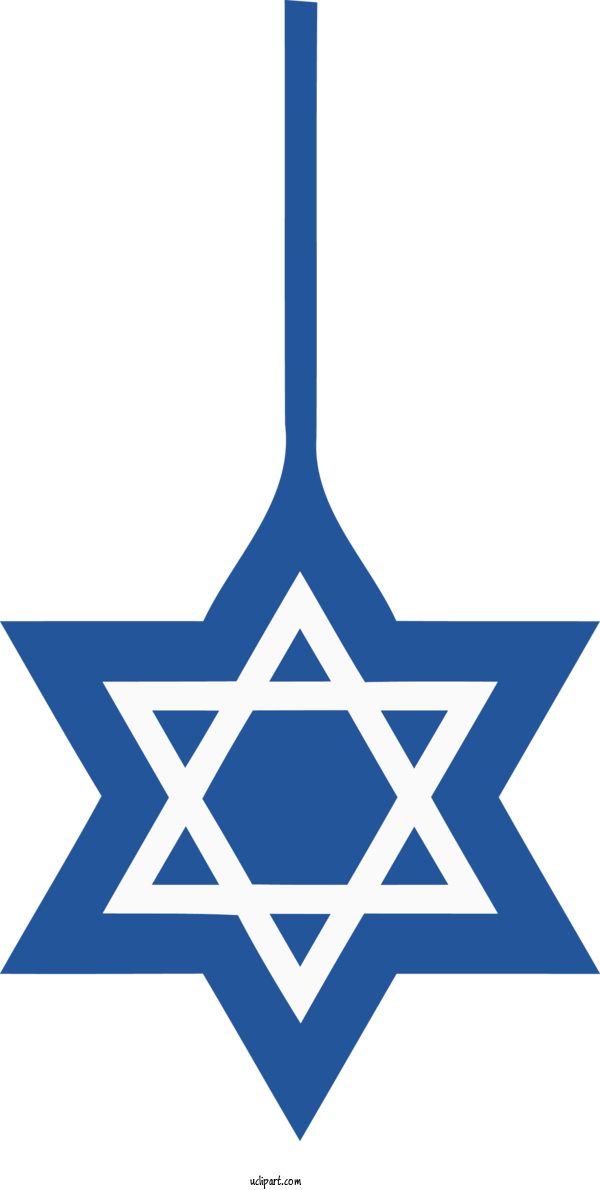Free Holidays Line Electric Blue For Hanukkah Clipart Transparent Background