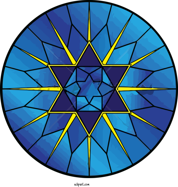 Free Holidays Cobalt Blue Circle Electric Blue For Hanukkah Clipart Transparent Background