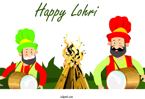 Free Holidays Cartoon Christmas Eve For Lohri Clipart Transparent Background