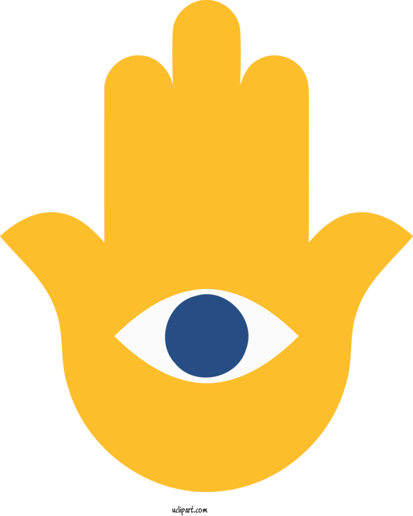 Free Holidays Yellow Logo Symbol For Hanukkah Clipart Transparent Background