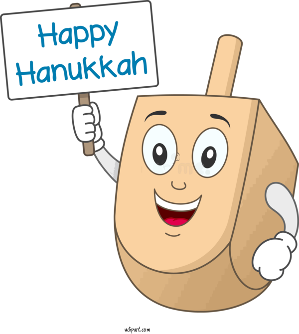 Free Holidays Cartoon Finger Potato For Hanukkah Clipart Transparent Background